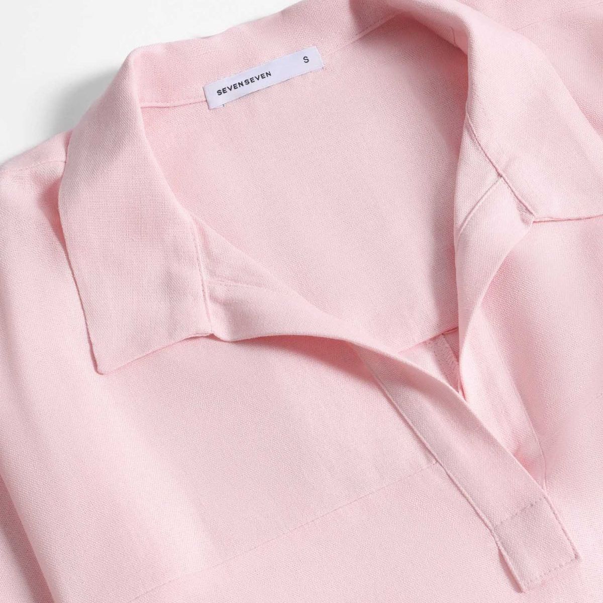 SEVEN SEVEN - Blusa Resort Manga Kimono  Para Mujer Rosa Seven Seven