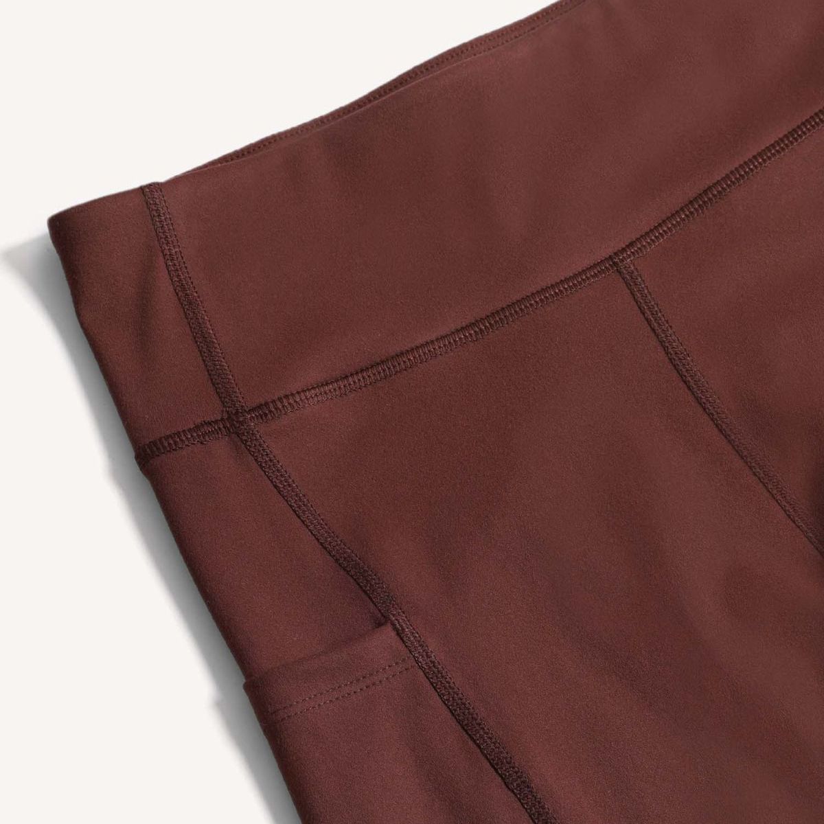 SEVEN SEVEN - Short Deportivo Pretina Ancha  Para Mujer Café Seven Seven