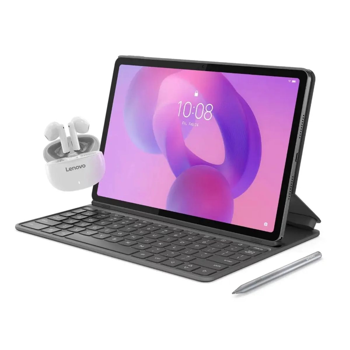 Lenovo - TABLET LENOVO IDEA TAB 11 Pulgadas 128gb 8Ram CON ESTUCHE TECLADO + LÁPIZ + Earbuds