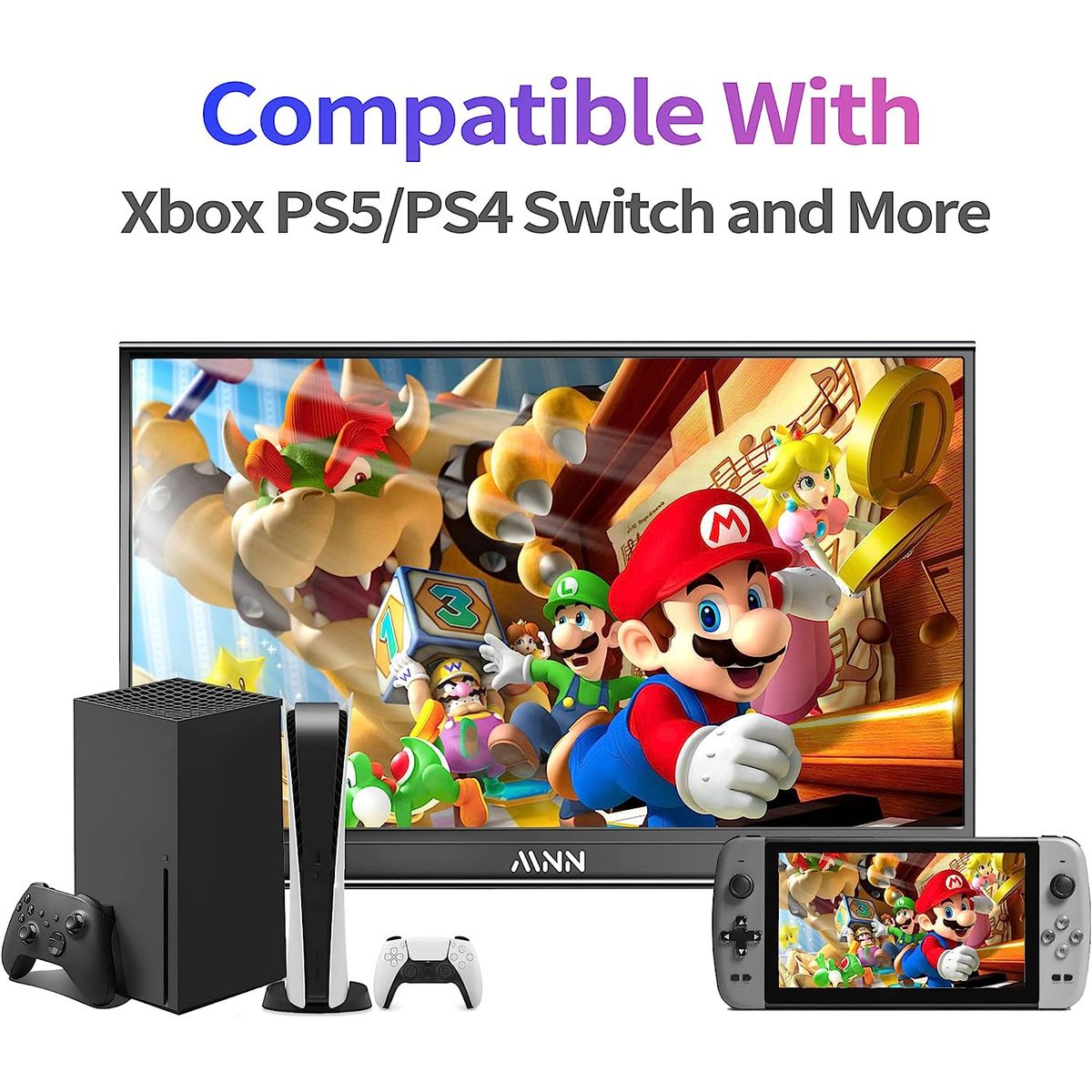 GENERICO - Monitor Portatil 15.6 Fhd 1080 Pantalla Ips Ultra-slim