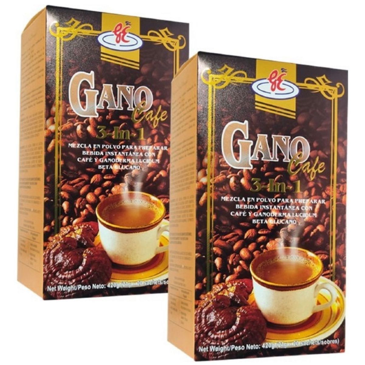 GANO EXCEL - GANO CAFE 3 EN 1 (PACK 2 CAJAS)