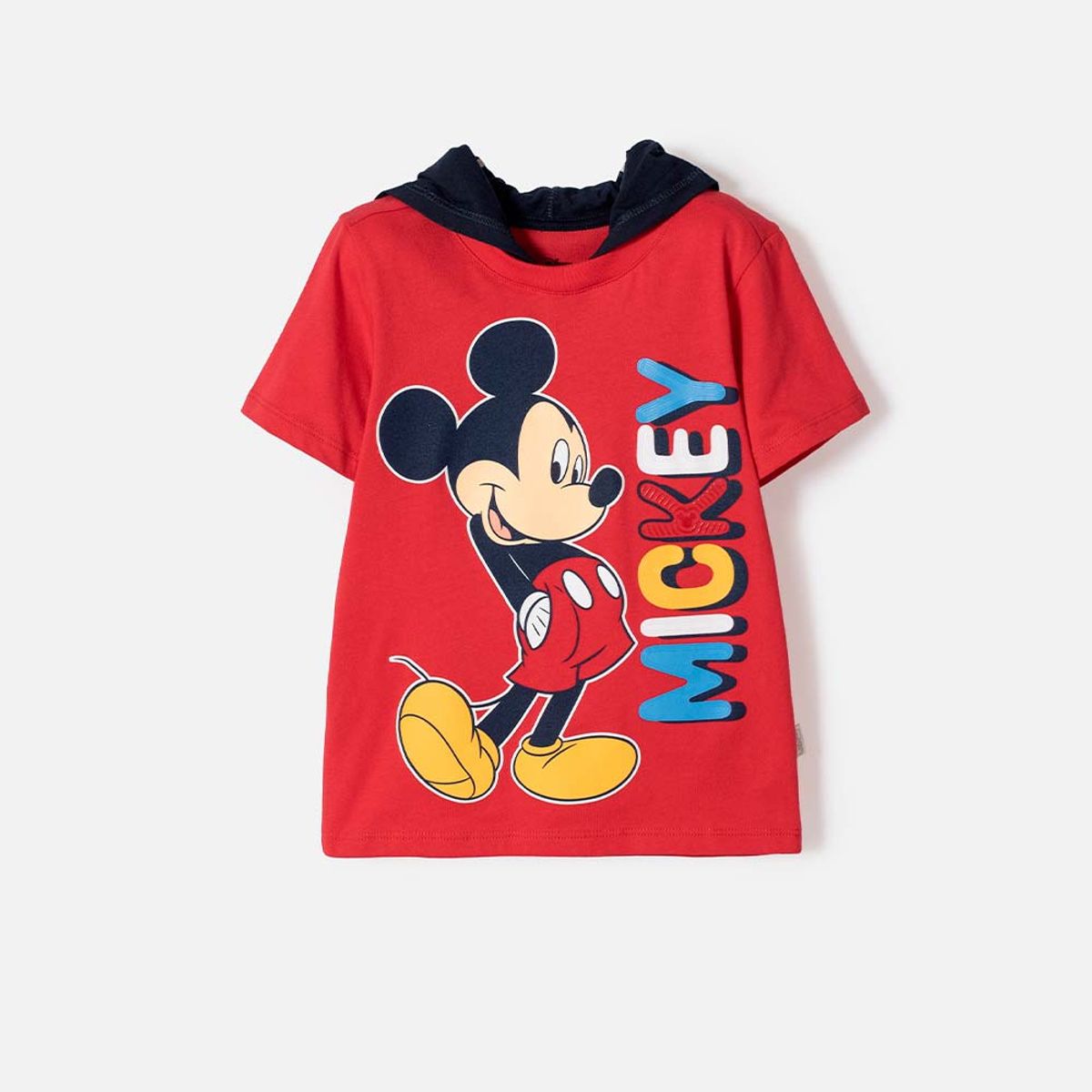 DISNEY - Camiseta de Mickey Mouse con gorro rojo para niño 2T a 6T