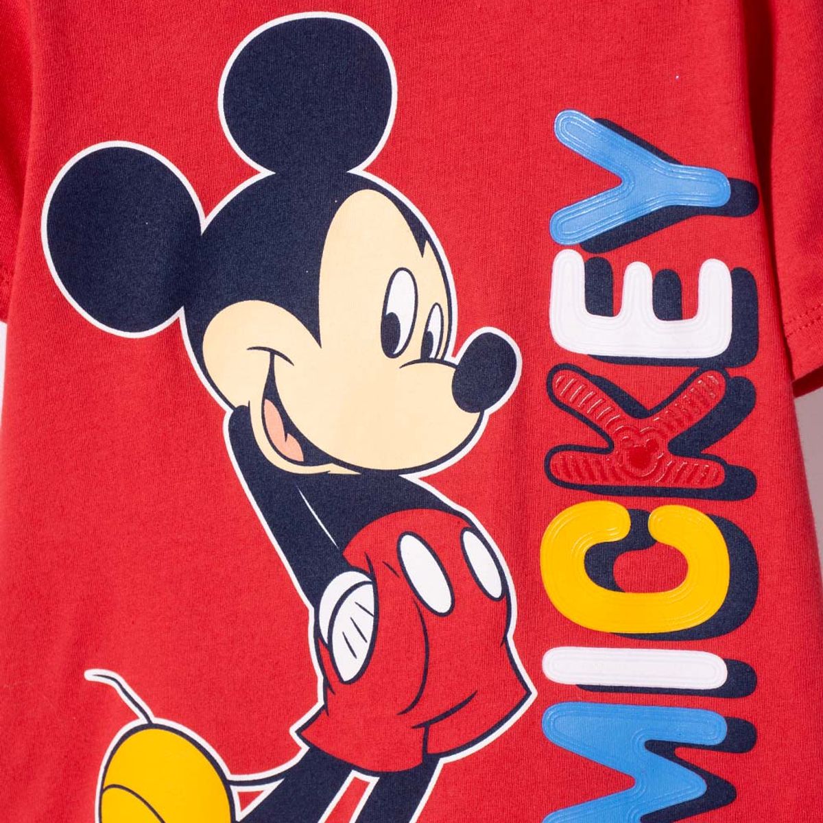 DISNEY - Camiseta de Mickey Mouse con gorro rojo para niño 2T a 6T