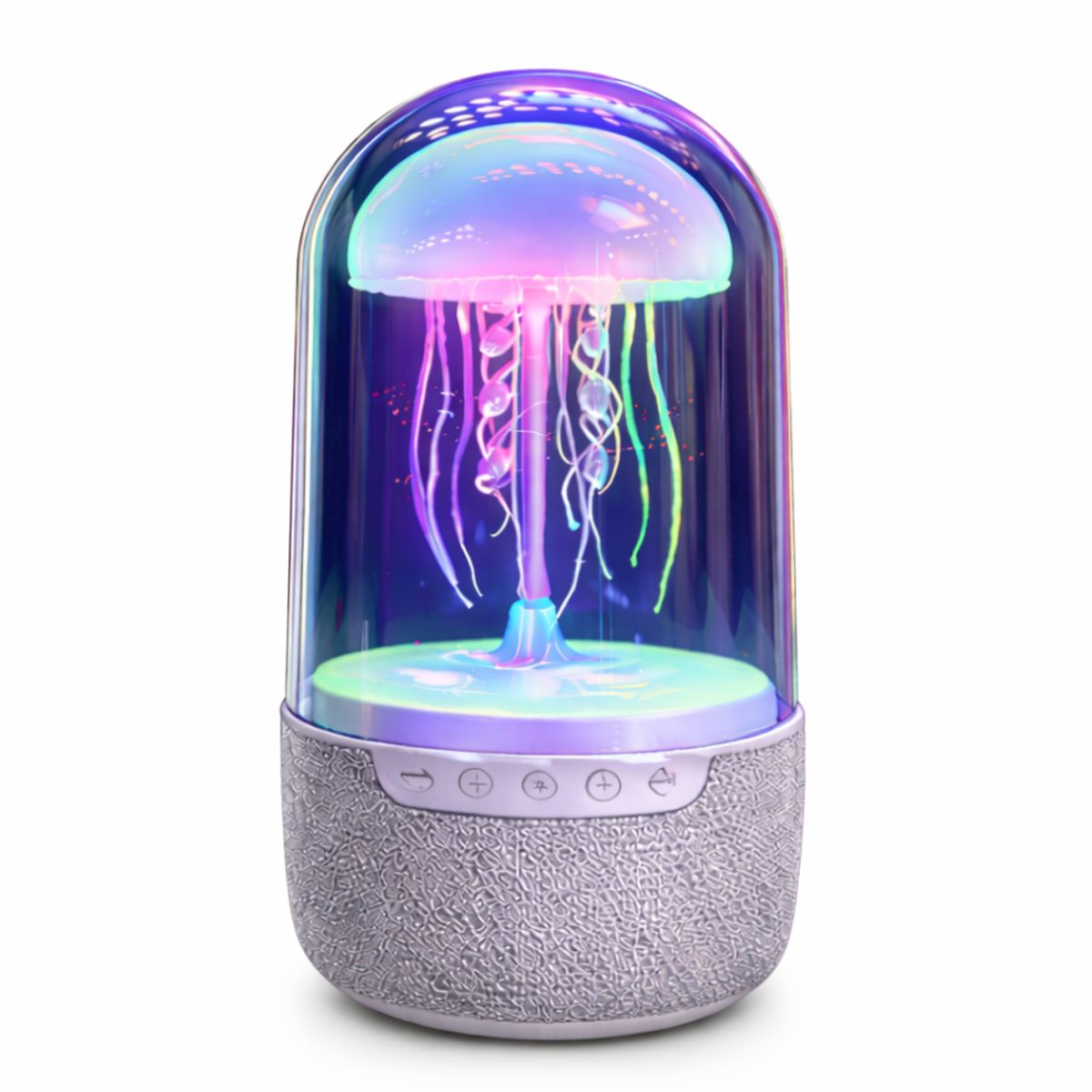 GENERICO - Lámpara Led Medusa Parlante Bluetooth Luz Rgb Ambiental