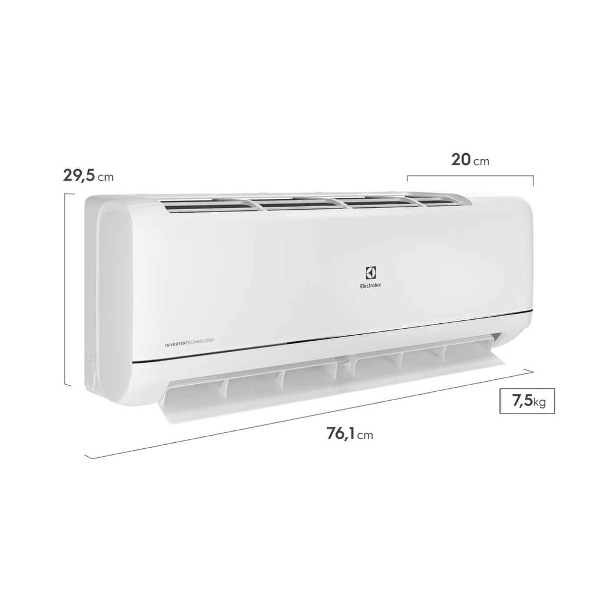 ELECTROLUX - Aire Acondicionado Efficient Inverter 12000 BTU EAIX12F2MCAXW