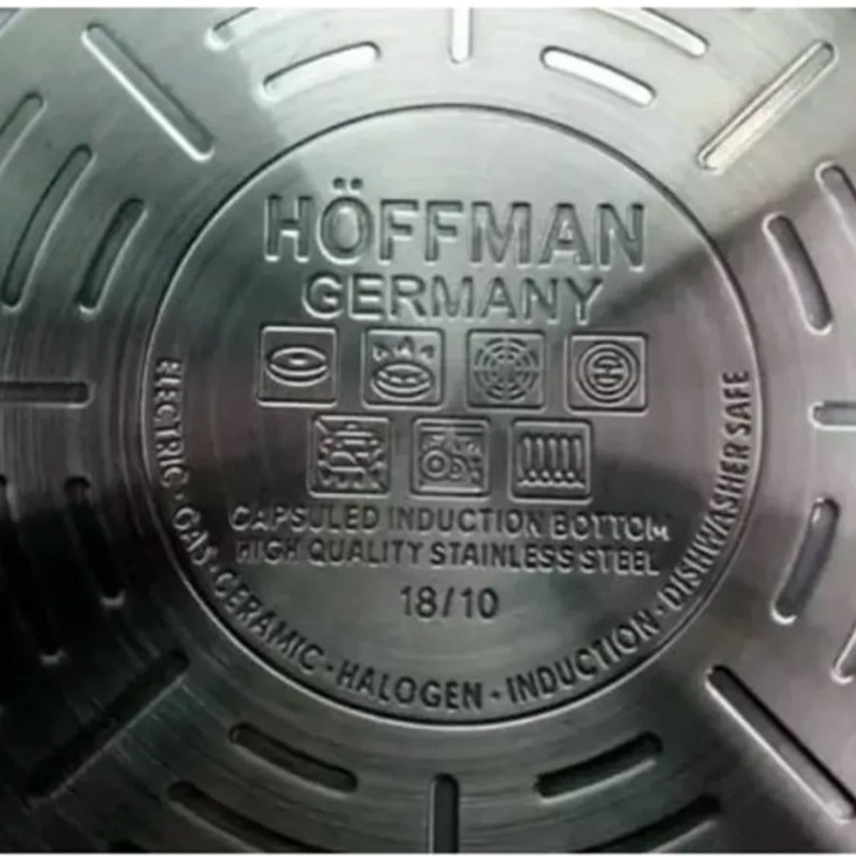 HOFFMANN - Ollas En Acero Quirurgico Inoxidable 12 Pz Hoffman