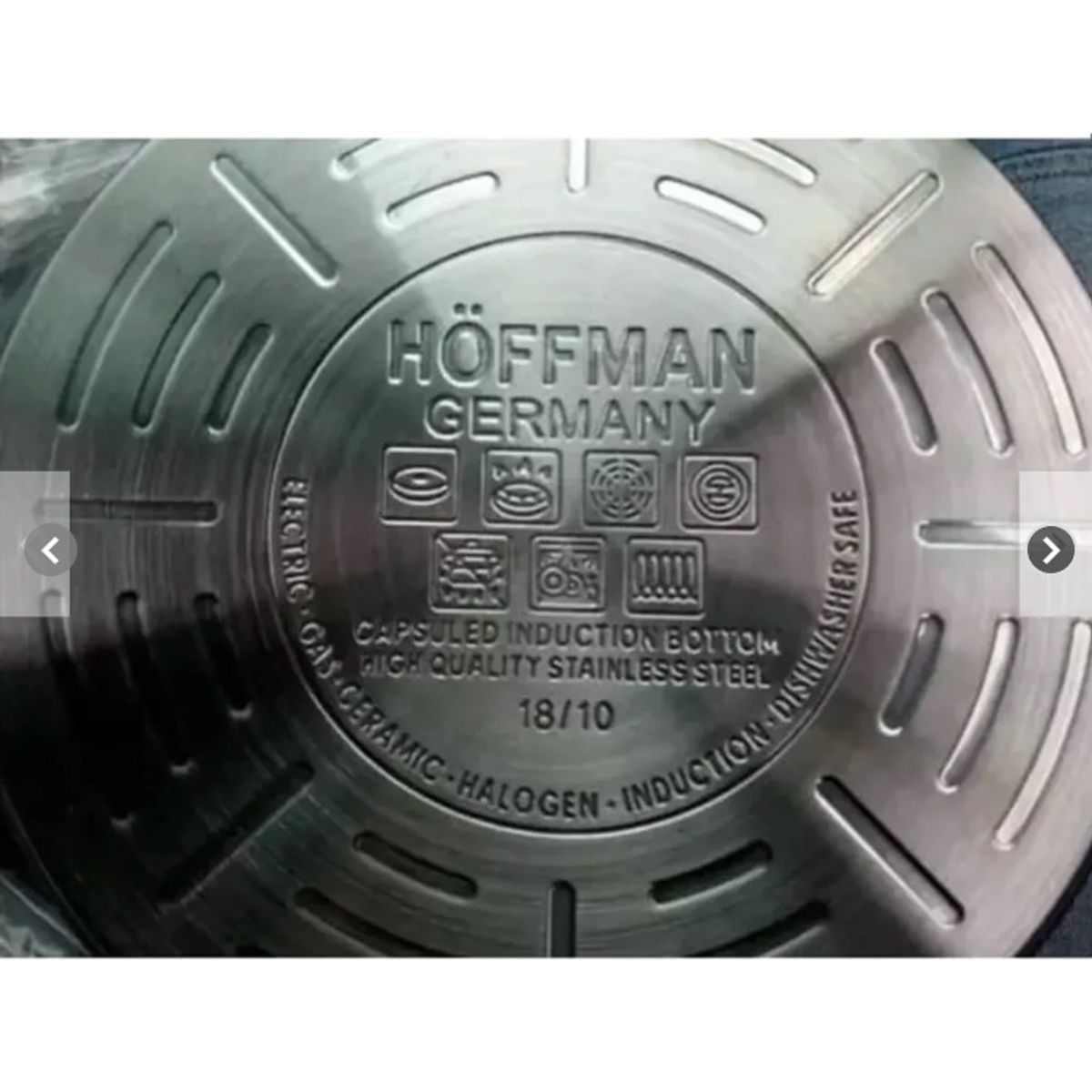 HOFFMANN - Ollas En Acero Quirurgico Inoxidable 12 Pz Hoffman