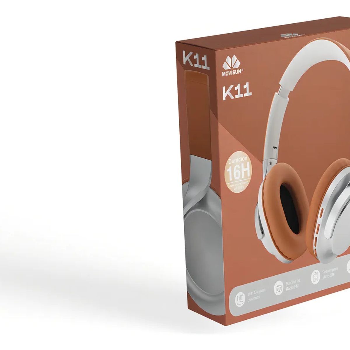 MOVISUN - Diadema Audífonos Bluetooth Inalámbricos Movisun K11