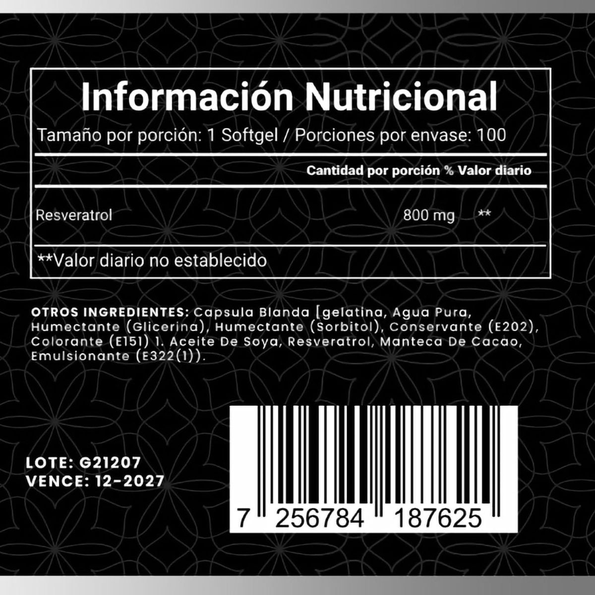 GENERICO - Resveratrol - Garden of life