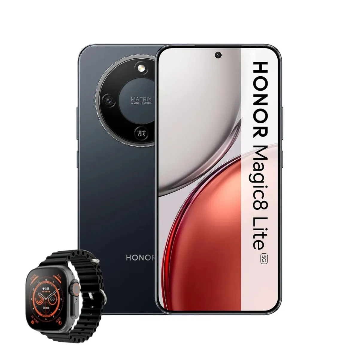 HONOR - Celular Honor X9d Magic 8 Lite 256GB 8GB Ram Negro + Smartwatch