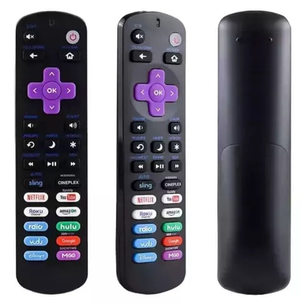 GENERICO - Control Remoto Para Roku Express Roku Premiere Y Roku Tv Color Negro