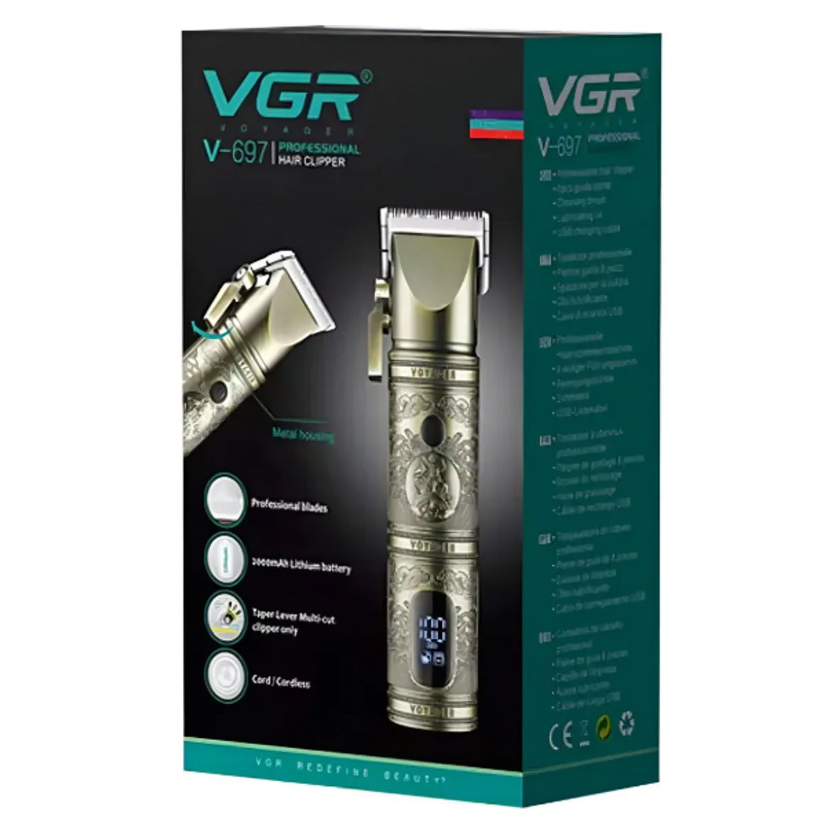 VGR - afeitadora maquina vgr	V-697
