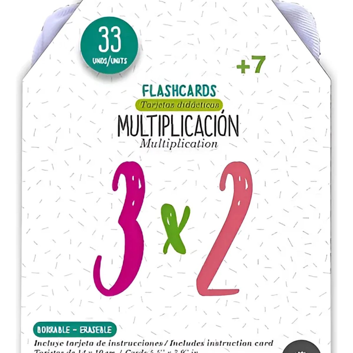 JUGANDO Y EDUCANDO - Flahscards Multiplicación Cartas Didácticas