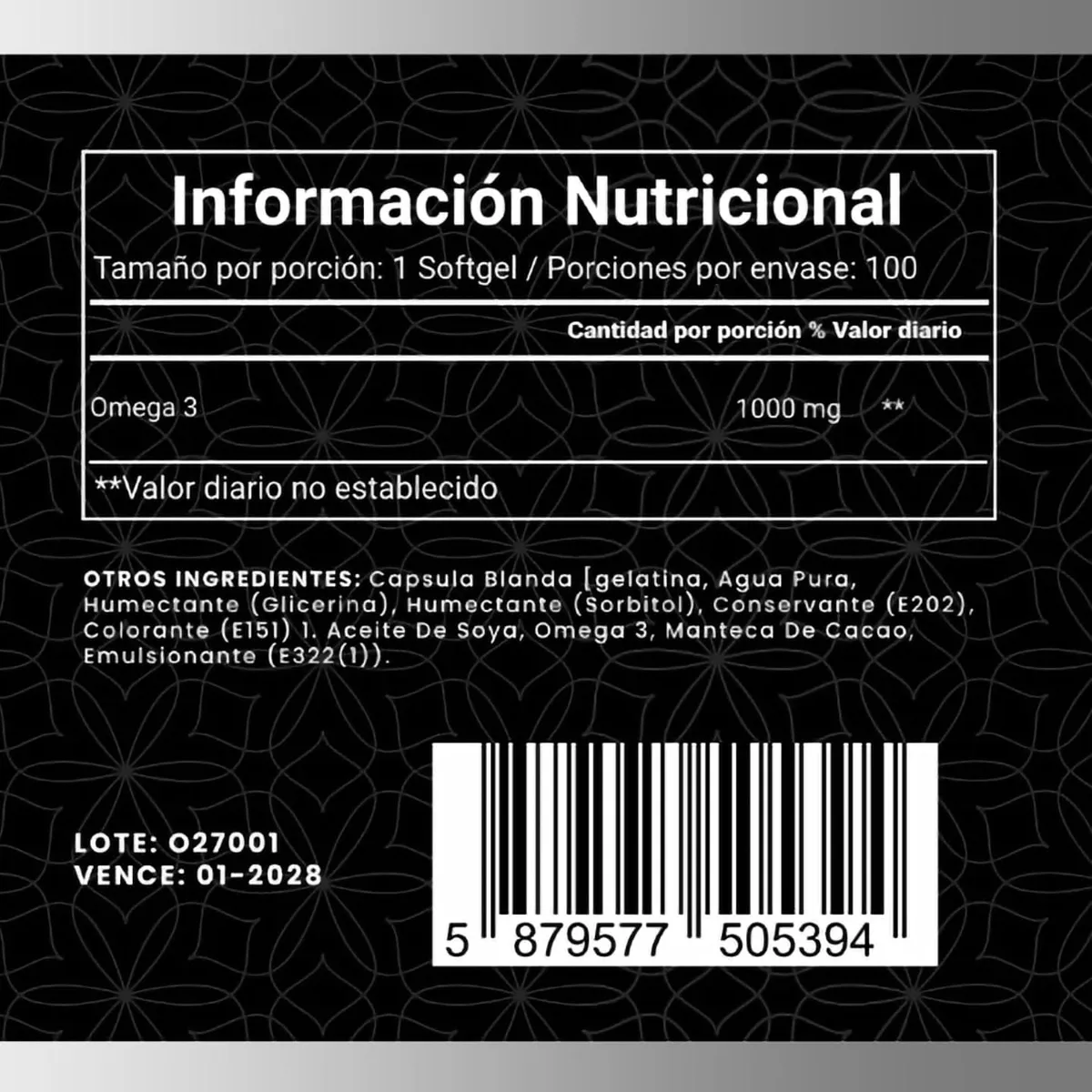 GENERICO - Omega 3 - Garden of life
