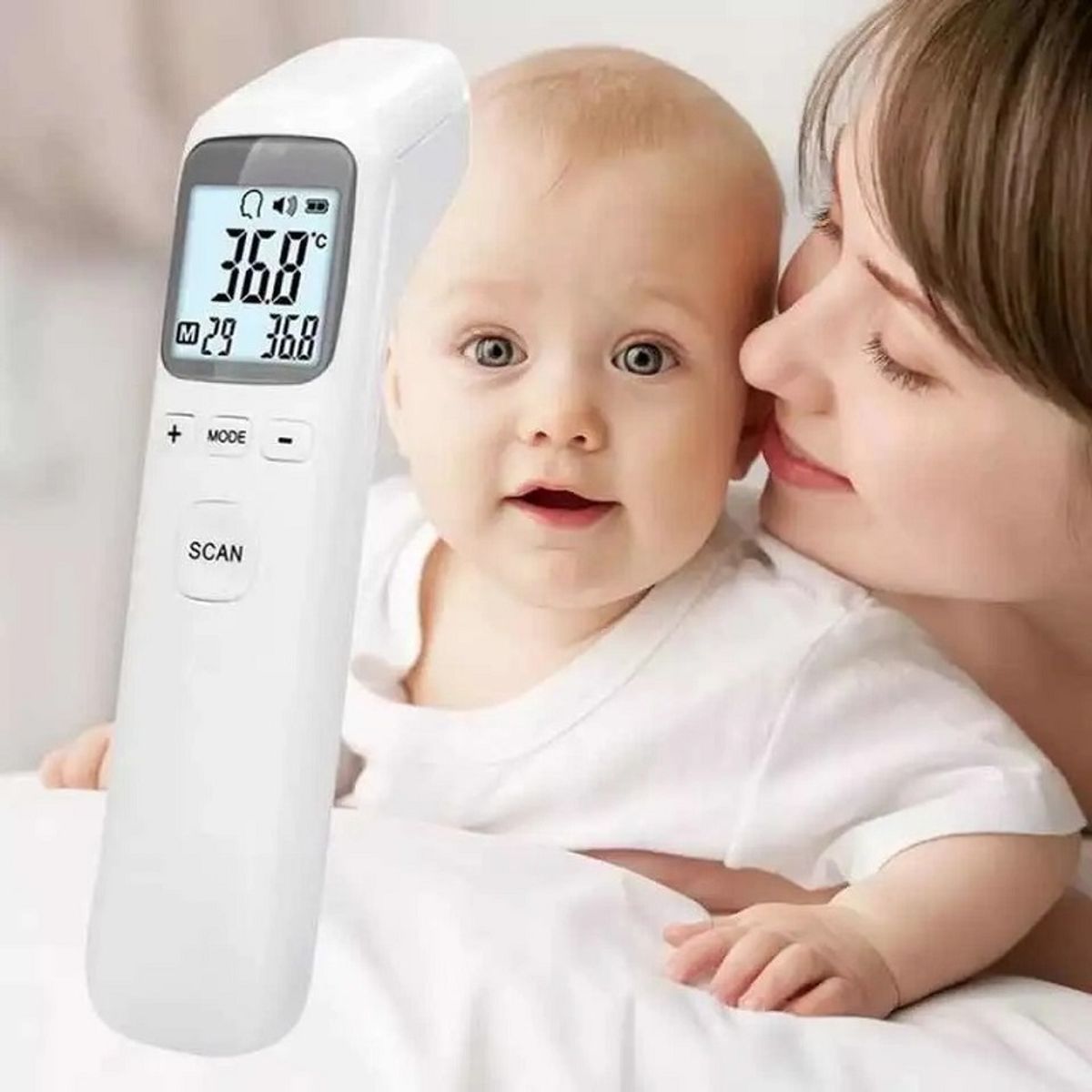 GENERICO - Termómetro Bebe Infantil Infrarrojo Multiusos Portátil