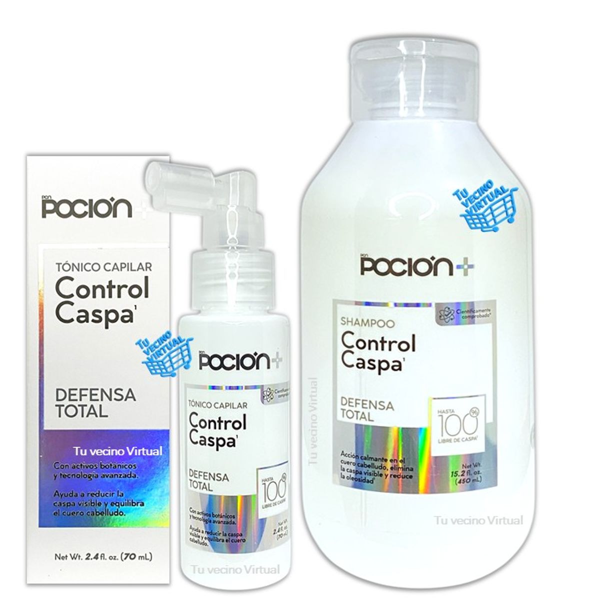 LA POCION - Shampoo Control Caspa La pocion + Tonico Capilar Control Caspa La Pocion
