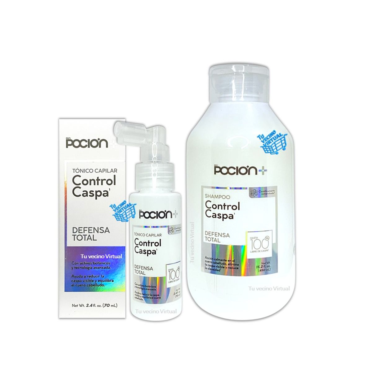 LA POCION - Shampoo Control Caspa La pocion + Tonico Capilar Control Caspa La Pocion