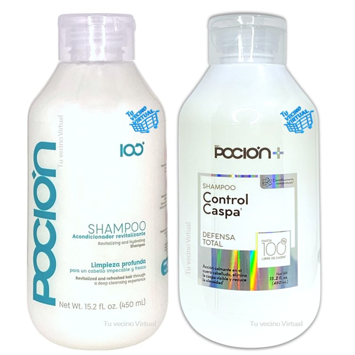 LA POCION - Shampoo Control Caspa La pocion + Shampoo Capilar La Pocion