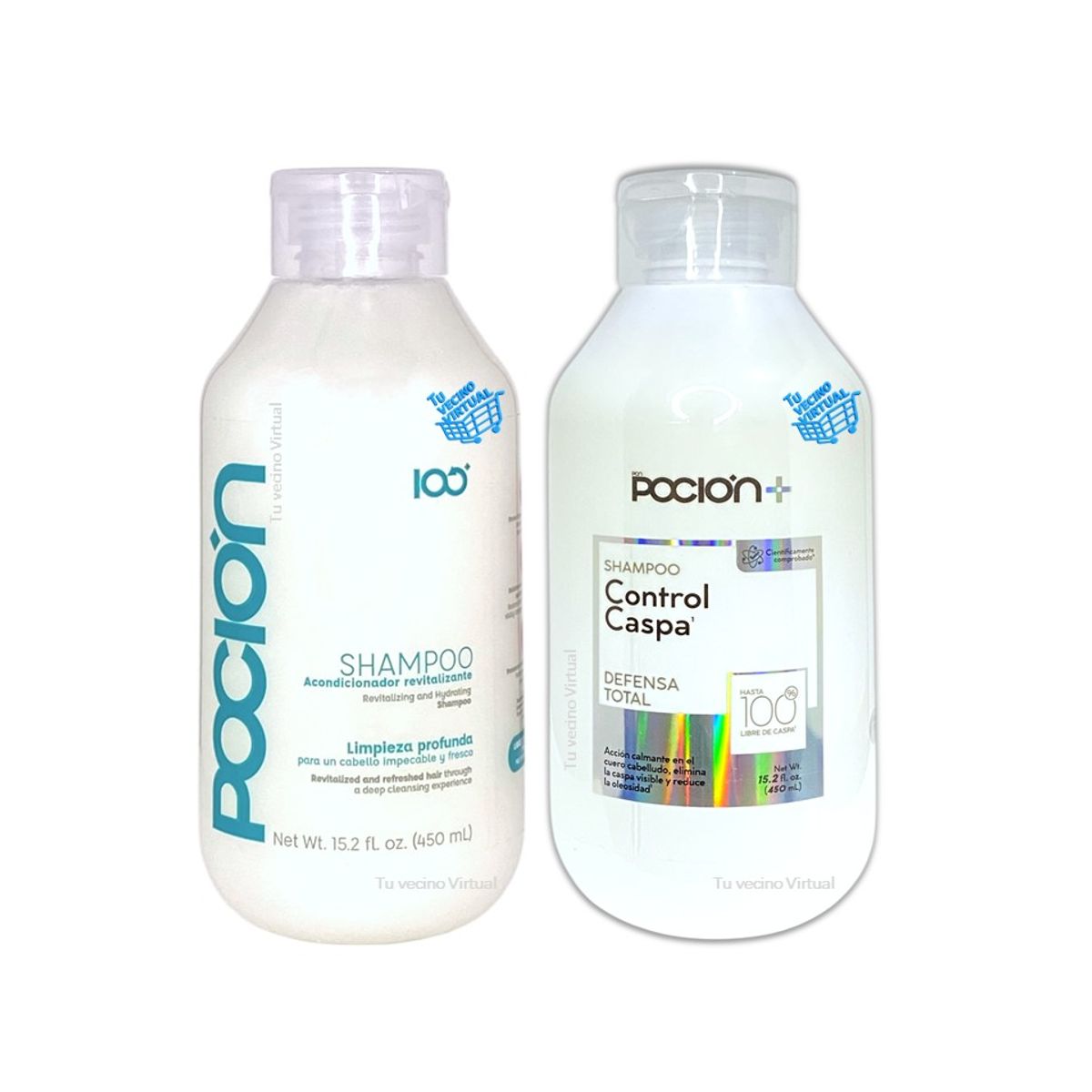 LA POCION - Shampoo Control Caspa La pocion + Shampoo Capilar La Pocion