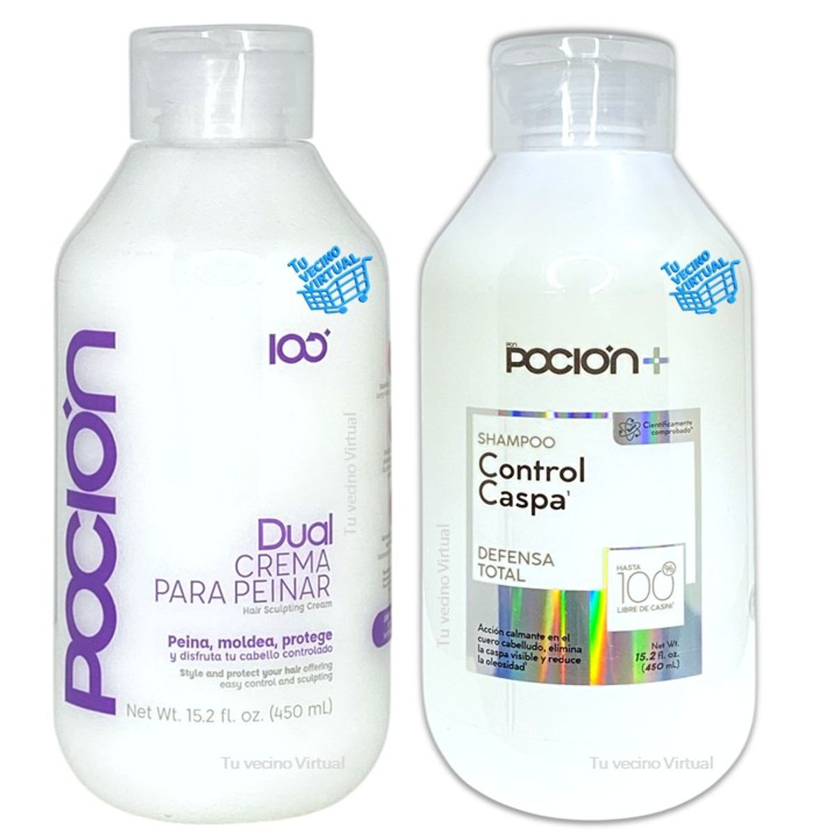 LA POCION - Shampoo Control Caspa La pocion + Crema de peinar Capilar La Pocion