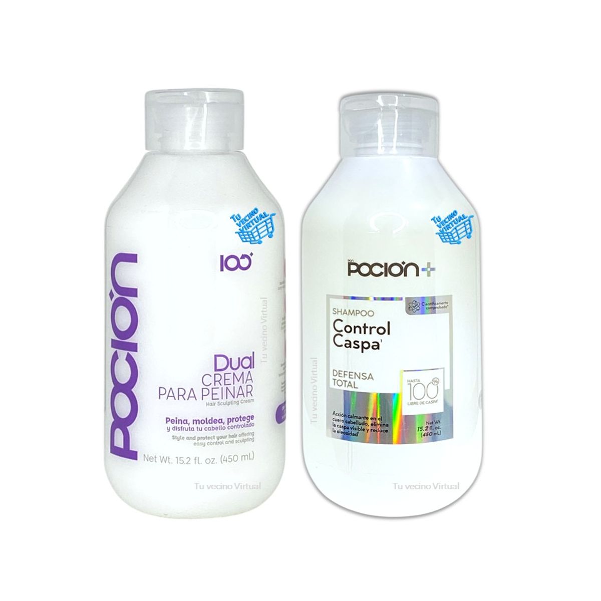 LA POCION - Shampoo Control Caspa La pocion + Crema de peinar Capilar La Pocion