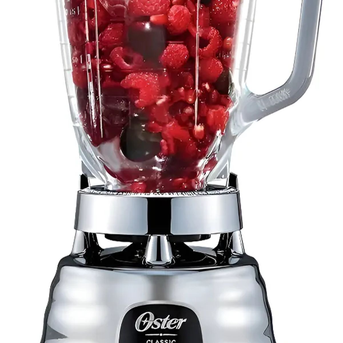 OSTER - Licuadora Oster Clasica Osterizer Base Cromada Vaso Plastico