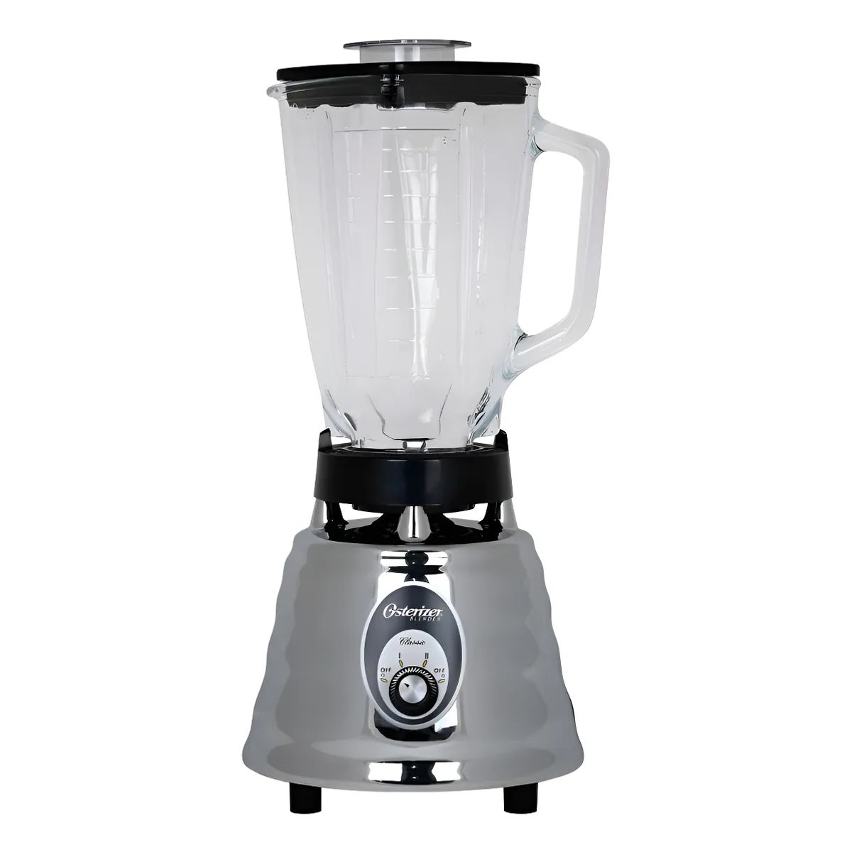 OSTER - Licuadora Osterizer® Con Control Giratorio De 2 Velocidades Color Plateado