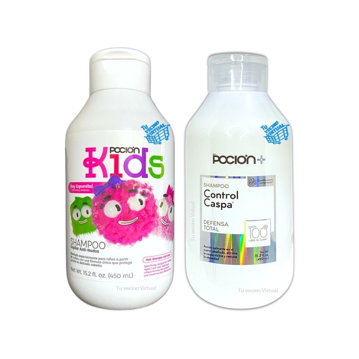 LA POCION - Shampoo Control Caspa La pocion +  Shampoo Kids La Pocion
