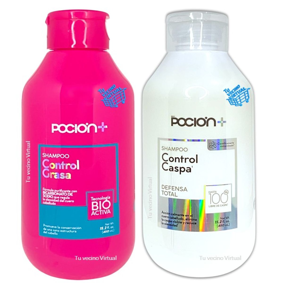LA POCION - Shampoo Control Caspa La pocion +  Shampoo Control Grasa La Pocion