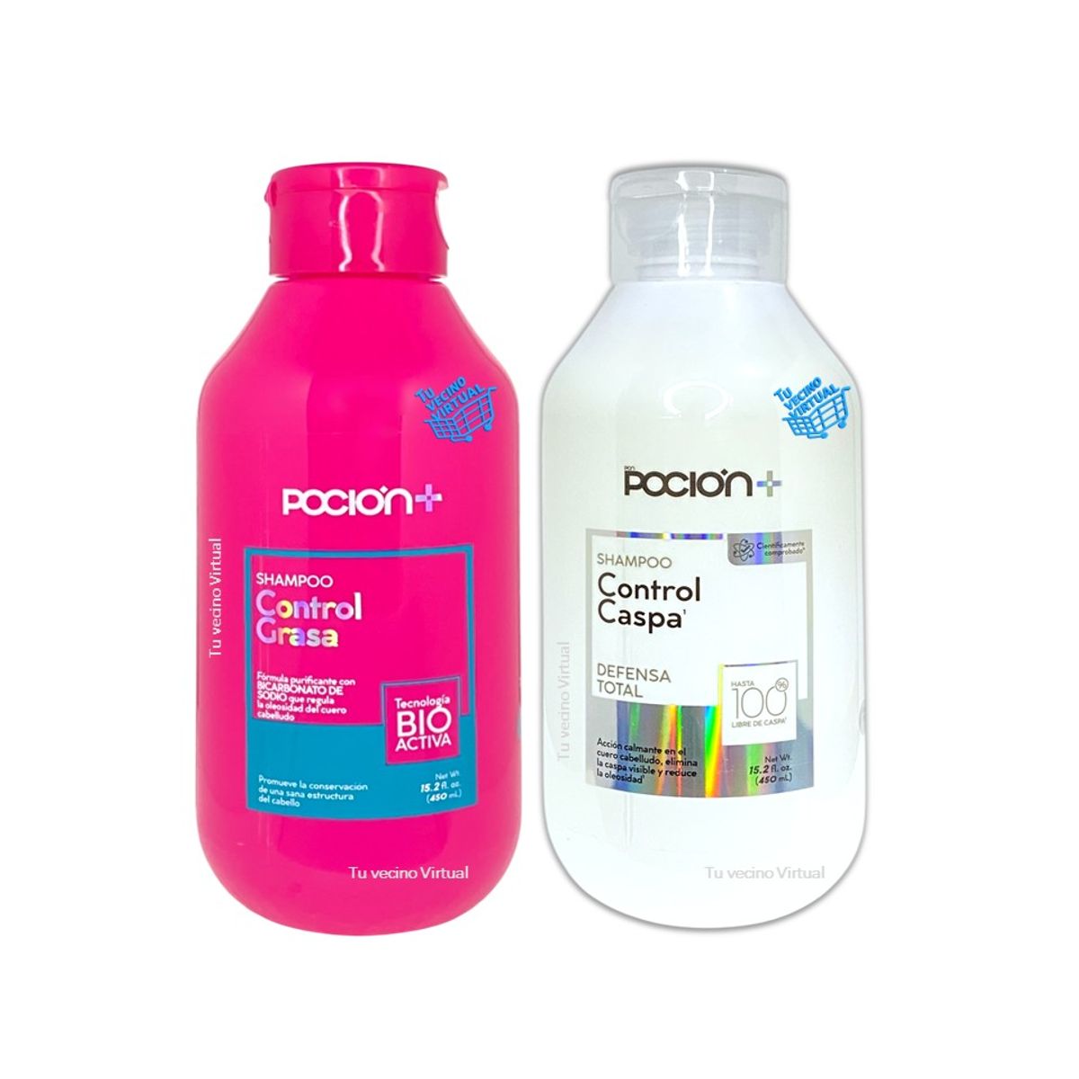 LA POCION - Shampoo Control Caspa La pocion +  Shampoo Control Grasa La Pocion