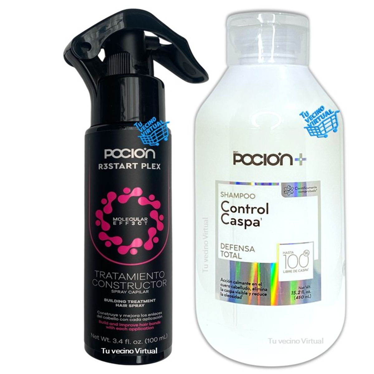 LA POCION - Shampoo Control Caspa La pocion +  R3 Plex La Pocion