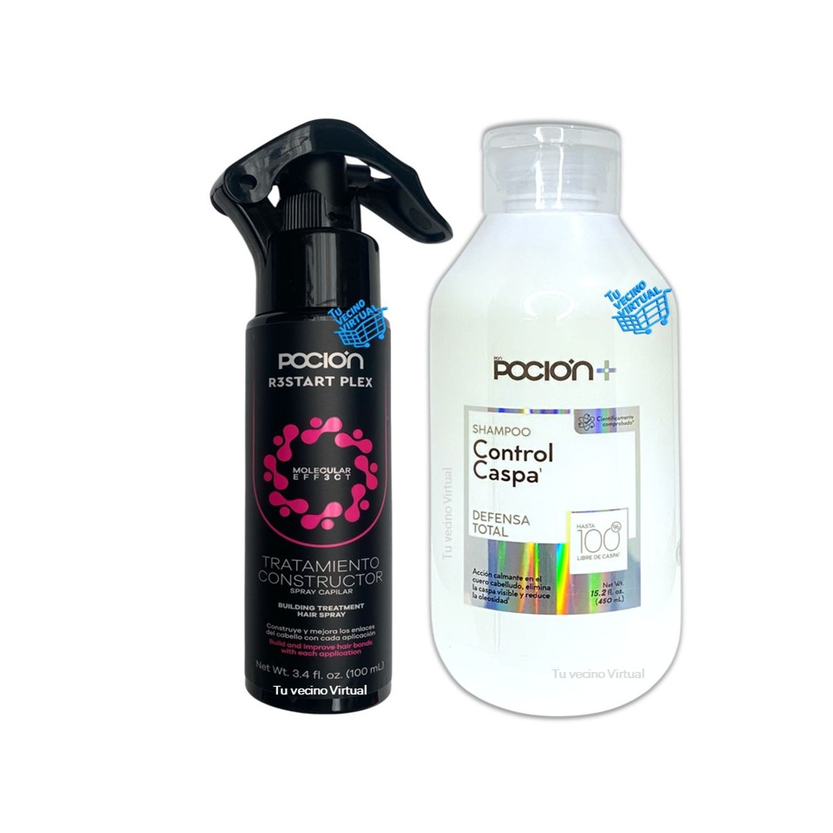 LA POCION - Shampoo Control Caspa La pocion +  R3 Plex La Pocion