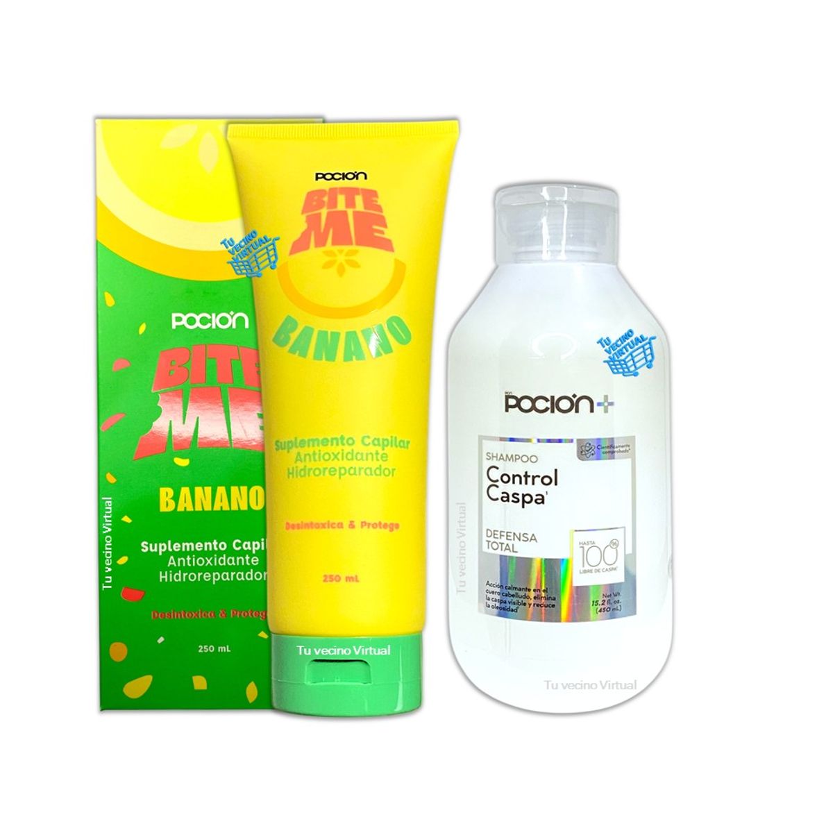 LA POCION - Shampoo Control Caspa La pocion + Bite Capilar La Pocion