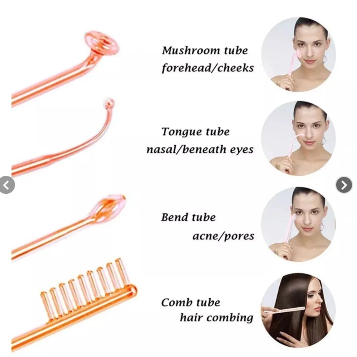 ALTA - Alta Frecuencia Portátil Facial Y Corporal 4 Electrodos