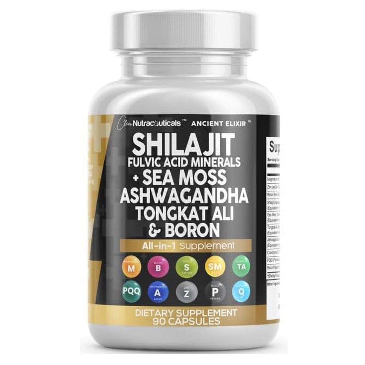 GENERICO - shilajit nutraceuticals 90 capsulas