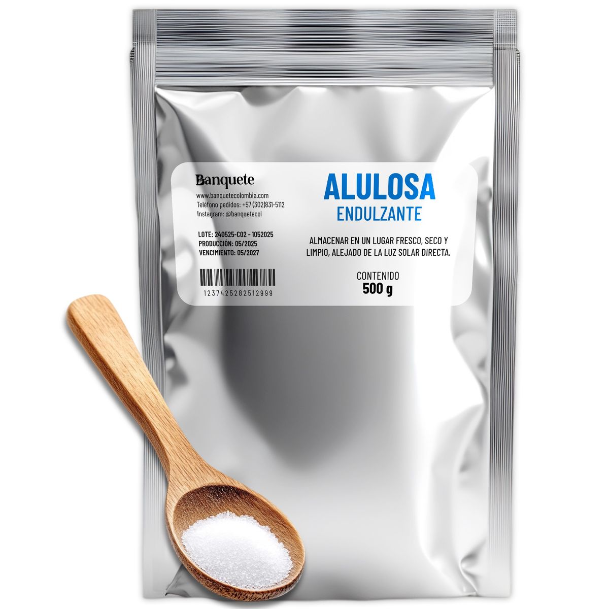 GENERICO - Alulosa Endulzante Natural 500gr 100% Pura