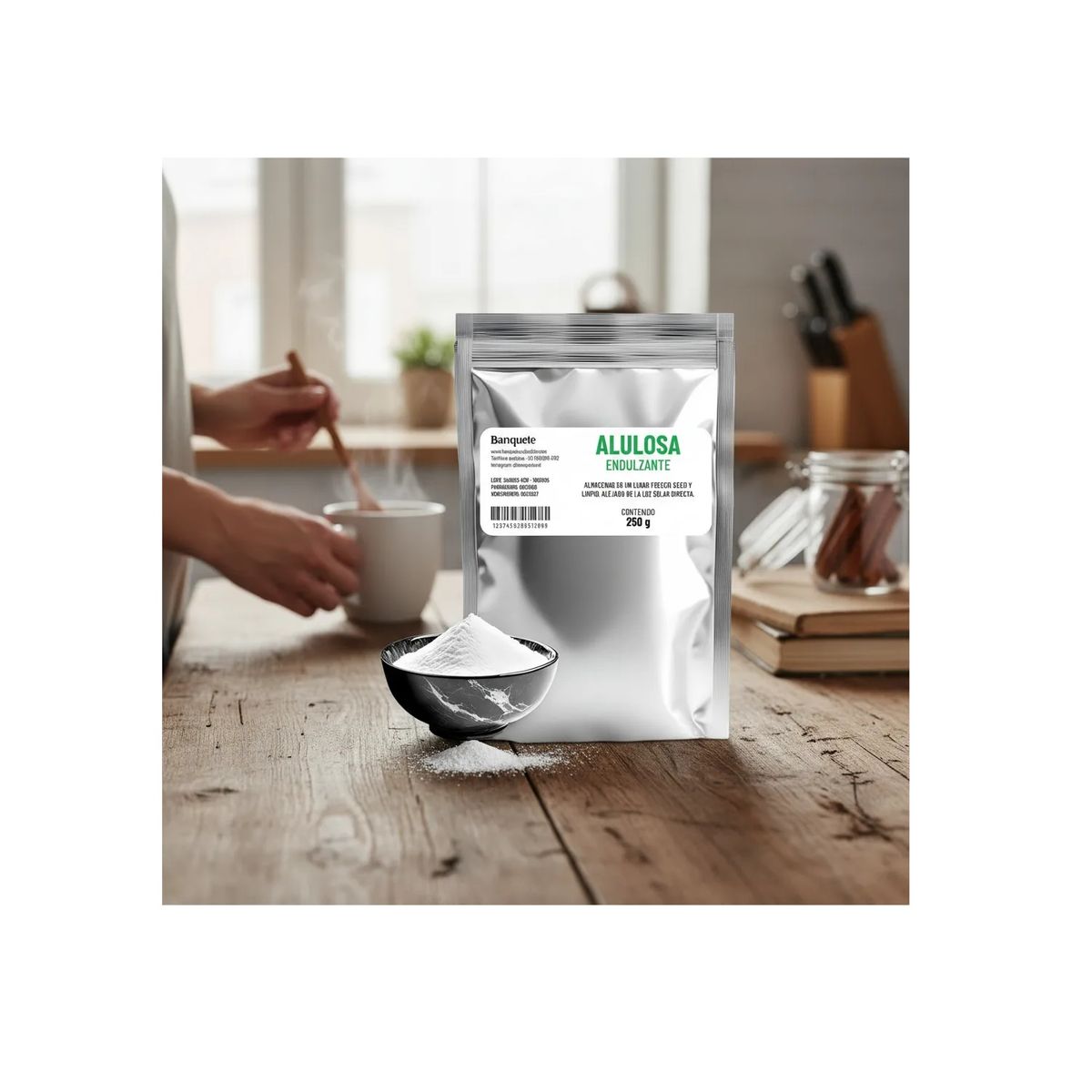 GENERICO - Alulosa Endulzante Natural 250gr 100% Pura