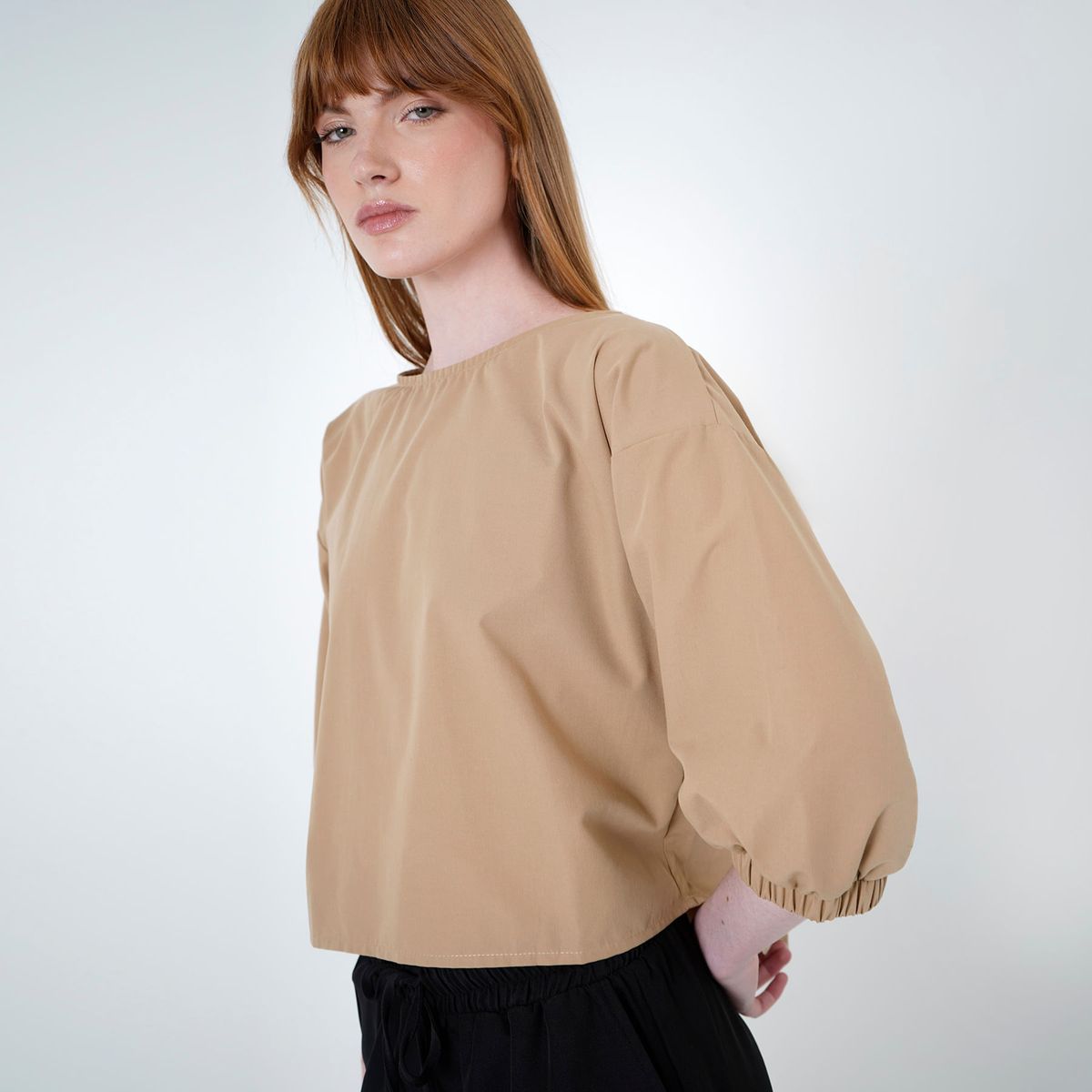 FDS - Blusa Cuello Redondo Manga 3/Cuartos