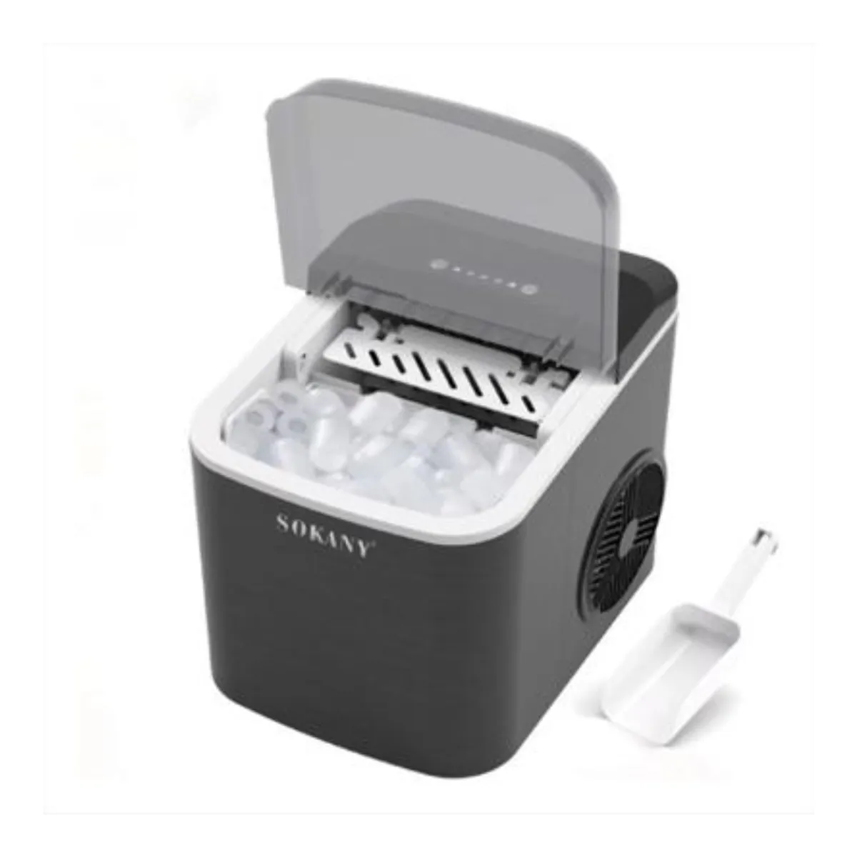 SOKANY - Maquina De Hielo De Cubitos  Hasta 26Lbs De Hielo
