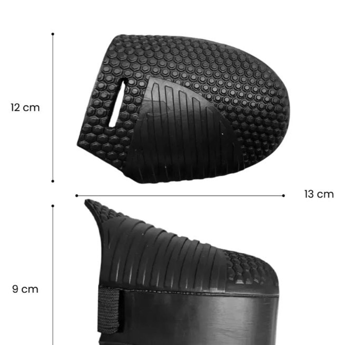 INNOVA - Protector De Calzado Para Moto Cubre Zapatos De Caucho Negro Unica