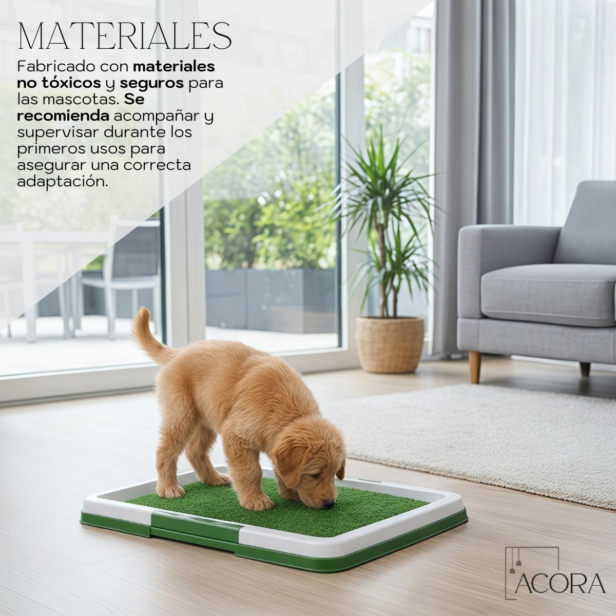 TECH - Tapete De Entrenamiento Lavable 47x35cm Mascota Sintético