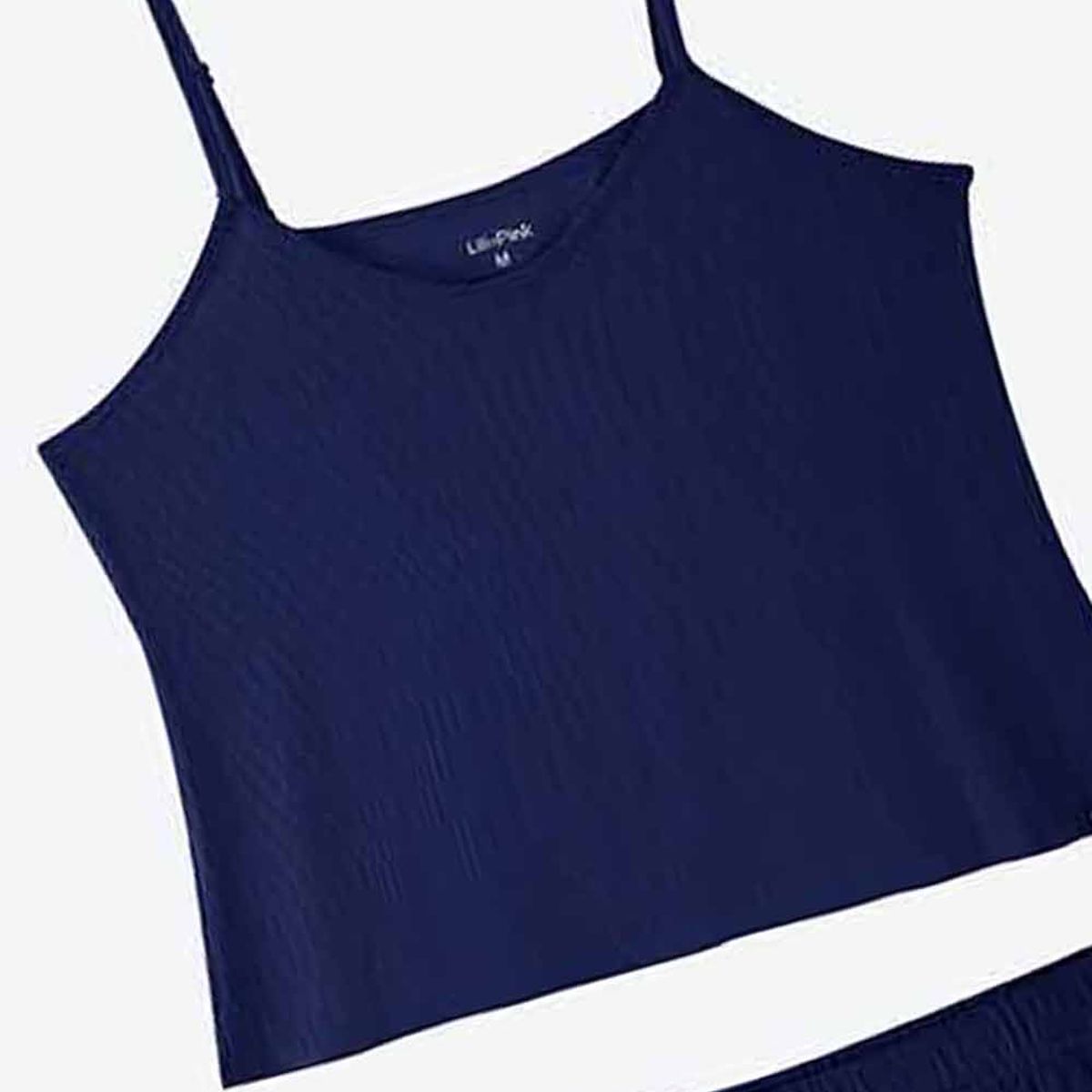 LILI PINK - Conjunto pijama de dos piezas cuello redondo elaborado en modal