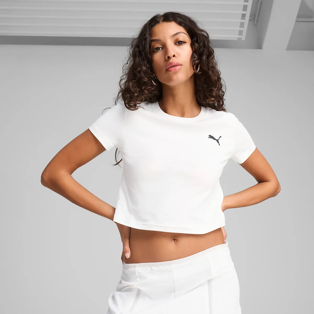 PUMA - Camisa Deportiva Puma Original Wardrobe Blanco Para Mujer