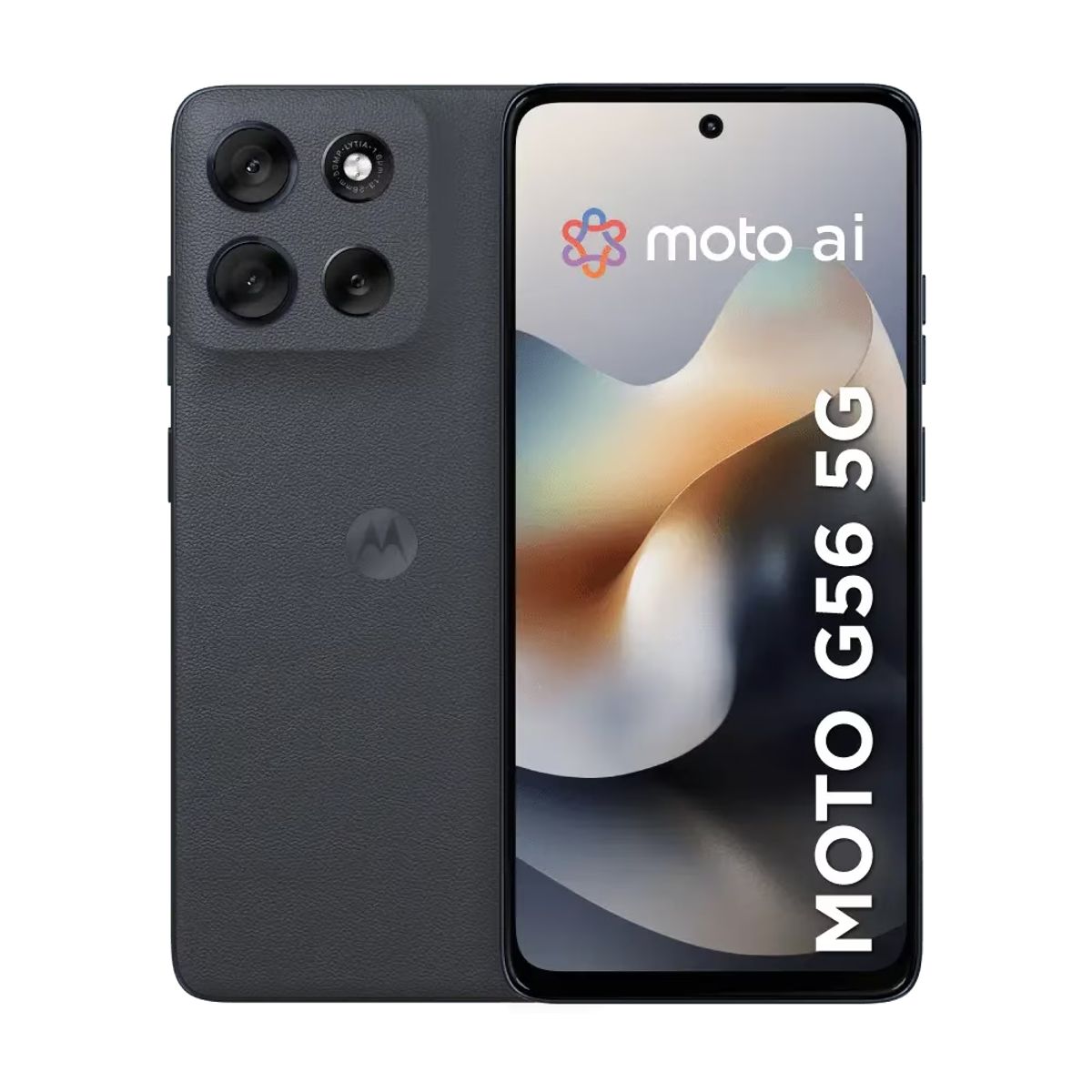 MOTOROLA - Celular Motorola G56 5G SIM+eSIM IPS 67” 120Hz 256GB24GB8+16 - Negro Ostra