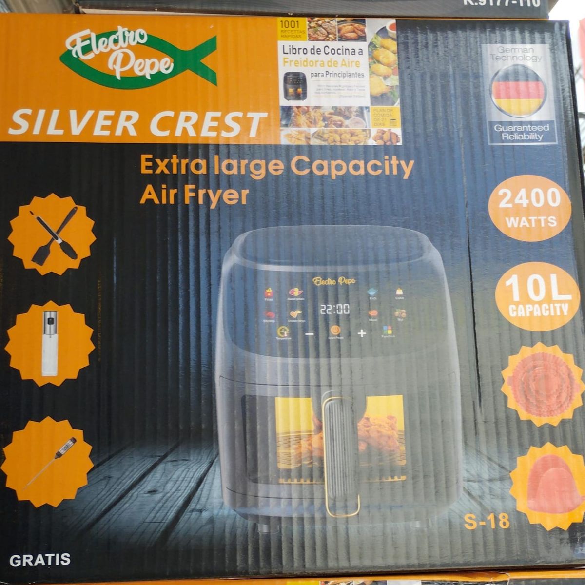 GENERICO - FREIDORA DE AIRE 10 LITROS