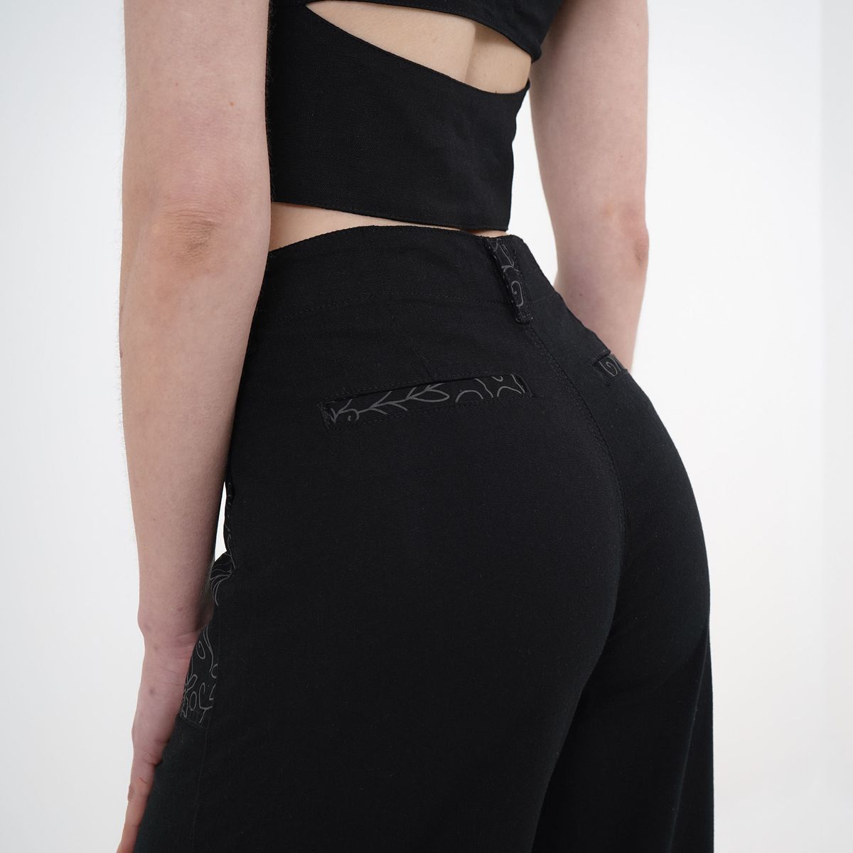 FDS - Pantalon Tiro Alto Bota Flare