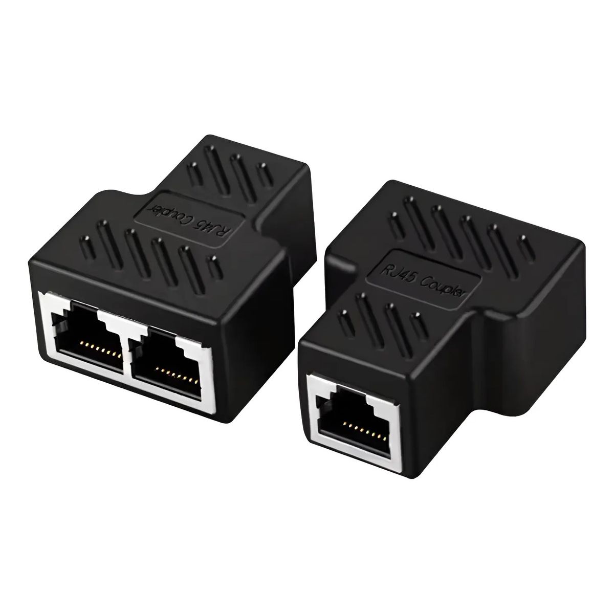 GENERICO - Adaptador Divisor Splitter Rj45 Lan Ethernet 1 Entrada A 2 Salidas