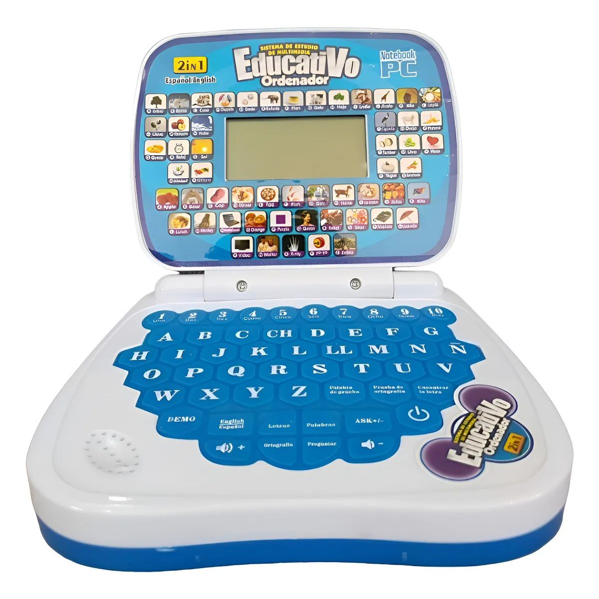 GENERICO - Mini Computador Didáctico Infantil Con Sonido  Juguete Educativo