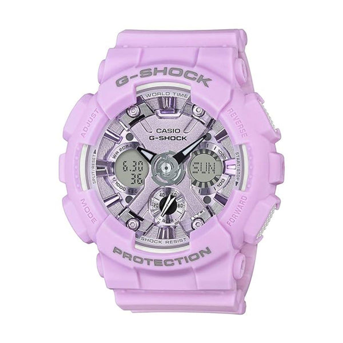 G-SHOCK - CASIO G-SHOCK GMA-S120DP-6ADR – RELOJ ANÁLOGO DIGITAL PARA MUJER – ROSADO