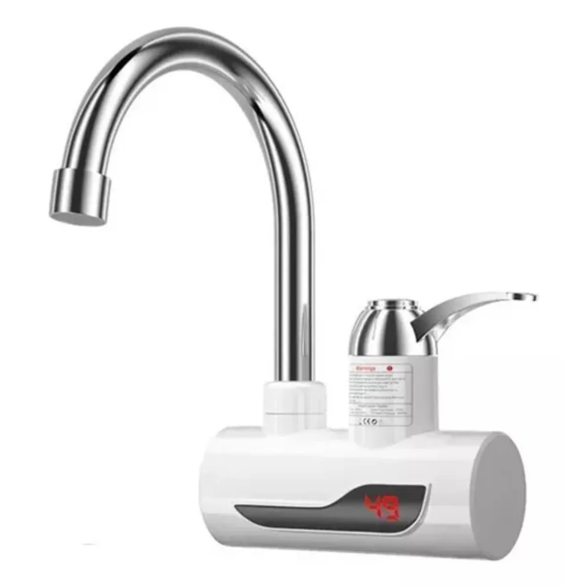 CLEAR - Llave Grifo De Cocina Calentador Agua Eléctrico Frío Y Caliente Cocina Lavavajilla Lavaplatos